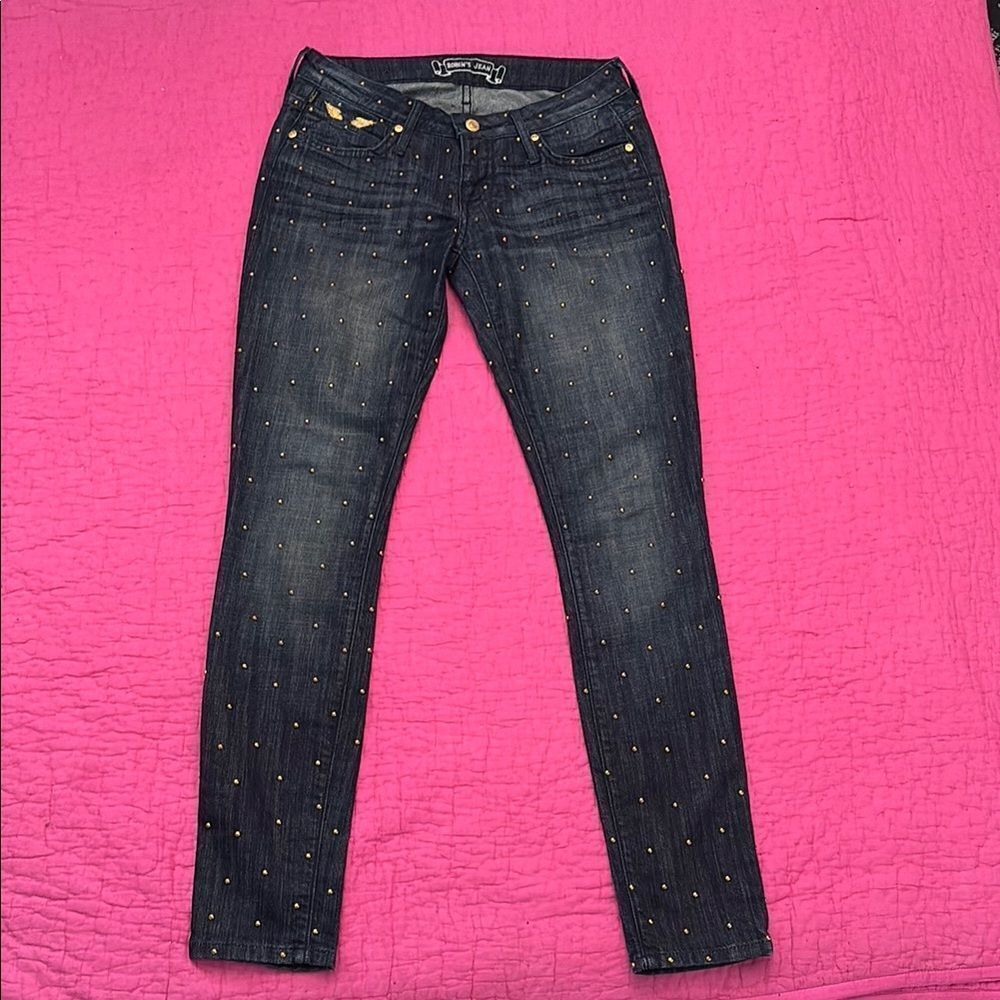 Robin’s jeans skinny studded jeans, size 26